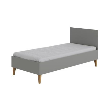 Sivá detská posteľ - Kubi 180x80 cm