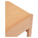 Konferenčný stolík s doskou v dubovom dekore v prírodnej farbe 50x120 cm Forma – Hübsch
