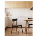 Hnedé jedálenské stoličky v dekore duba v súprave 2 ks Safina – Kave Home