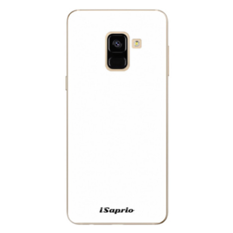Odolné silikónové puzdro iSaprio - 4Pure - bílý - Samsung Galaxy A8 2018