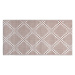 Vonkajší koberec hnedá PP Dekorhome 120x180 cm,Vonkajší koberec hnedá PP Dekorhome 120x180 cm