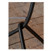 Čierna stojacia lampa s kovovým tienidlom (výška 155 cm) Barcelona – it&#39;s about RoMi
