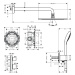 Hansgrohe Croma, sprchový systém 280 1jet s termostatom Ecostat S, chrómová, HAN-27954000