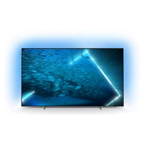 Philips 48OLED707/12 televizor 121,9 cm (48") 4K Ultra HD Smart TV Wi-Fi Metalická, TVAPHILCD023