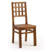 Estila Dizajnová drevená jedálenská stolička Star z masívu 100cm