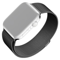 FIXED Mesh Strap sieťový nerezový remienok Apple Watch 42/44/45mm čierny