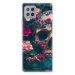 Odolné silikónové puzdro iSaprio - Skull in Roses - Samsung Galaxy A42