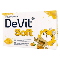 DEVIT Soft žuvacie tobolky s pomarančovou príchuťou 60 ks