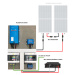 Ecoprodukt Predpripravený hybridný solárny systém bez panelov Victron 48V 1600VA 2,4kWh