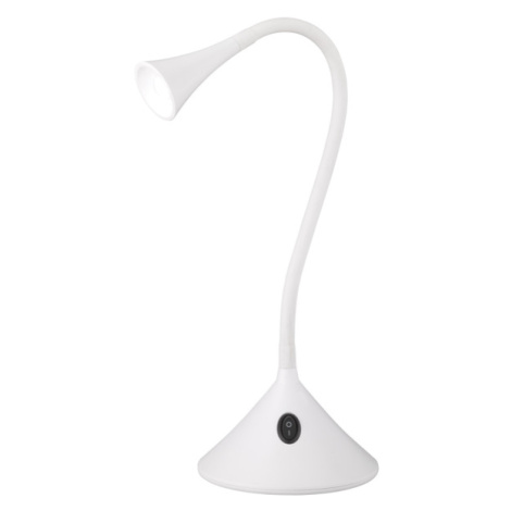 Sconto Stolná LED lampa VIPER biela Houseland
