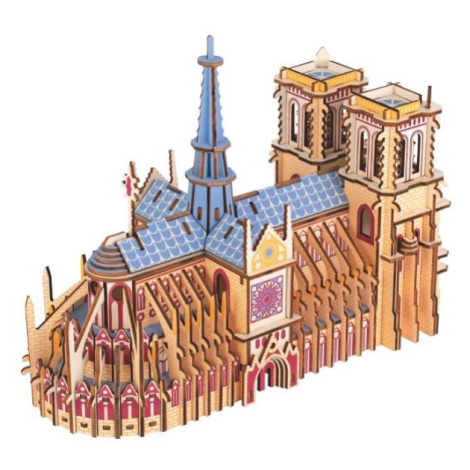 Woodcraft Drevené 3D puzzle Katedrála Notre-Dame