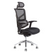 Ergonomická kancelárska stolička OfficePro Merope Farba: čierna, Opierka hlavy: s opierkou