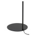 Čierna stojacia lampa (výška 160 cm) Rakel - Light & Living