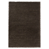 Kusový koberec Fluffy Shaggy 3500 brown Rozmery koberca: 140x200
