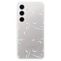 Odolné silikónové puzdro iSaprio - Fancy - white - Samsung Galaxy S24