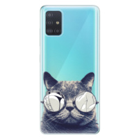 Odolné silikónové puzdro iSaprio - Crazy Cat 01 - Samsung Galaxy A51