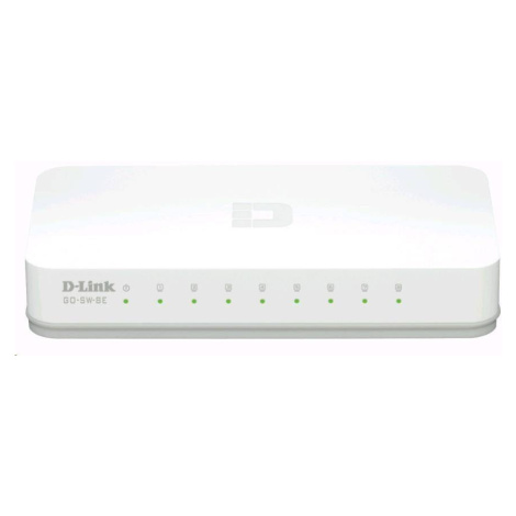 D-Link GO-SW-8E 8portový 10/100 stolový prepínač