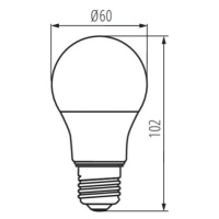 IQ-LED A60 7,2W-WW Svetelný zdroj LED (starý kód 27273)