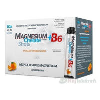 MAGNESIUM Chelate + B6 orange, ampulky na pitie, 10x25 ml