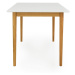 Biely jedálenský stôl Tenzo Svea, 140 x 80 cm
