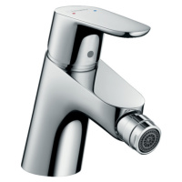 Hansgrohe Focus, páková bidetová batéria s odtokovou súpravou Push-Open, chrómová, HAN-31922000