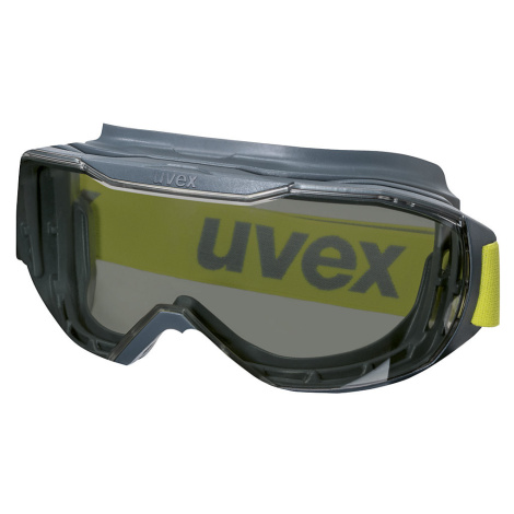 Uvex Panoramatické ochranné okuliare megasonic, šošovka tónovaná, šedá/žltá, od 50 ks