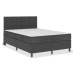 vidaXL Posteľ boxspring tmavošedá látková 140x200 cm