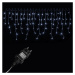VOLTRONIC svetelný dážď 10 m, 400 LED, studená biela