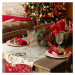 Vianočný gobelínový behúň na stôl s tkaným vzorom 45x140 cm