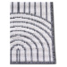 Kusový koberec Pangli 105851 Silver – na von aj na doma Rozmery kobercov: 240x330