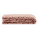 Ružová bavlnená pletená detská deka 70x100 cm Ria – Kave Home