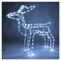 Dekorácia MagicHome Vianoce, Sob, 144x LED studená biela, 230V, exteriér, 59x27,50x64 cm
