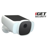 iGET SECURITY EP29 White - venkovní solární bateriová FullHD kamera, zvuk, bílá