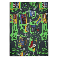 Dětský kusový koberec City life - 60x110 cm Vopi koberce