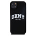 DKNY Liquid Silicone Arch Logo MagSafe Zadný Kryt pre iPhone 15 Plus Black