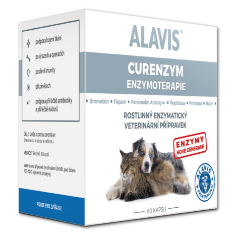 Alavis Enzymoterapia-Curenzyme pre psy a mačky 80cps