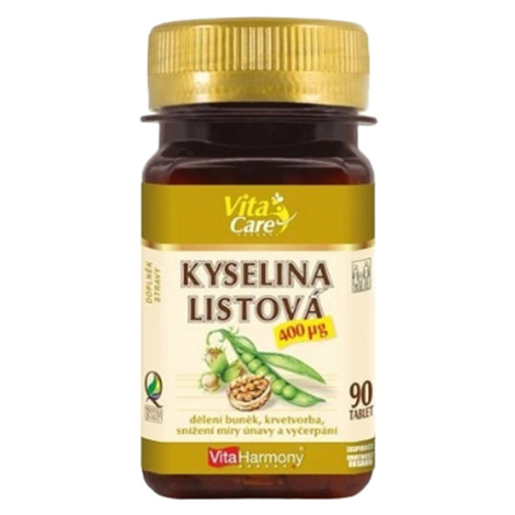 VITAHARMONY Kyselina listová 400 µg 90 tabliet