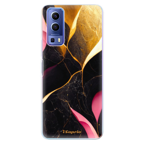 Odolné silikónové puzdro iSaprio - Gold Pink Marble - Vivo Y72 5G