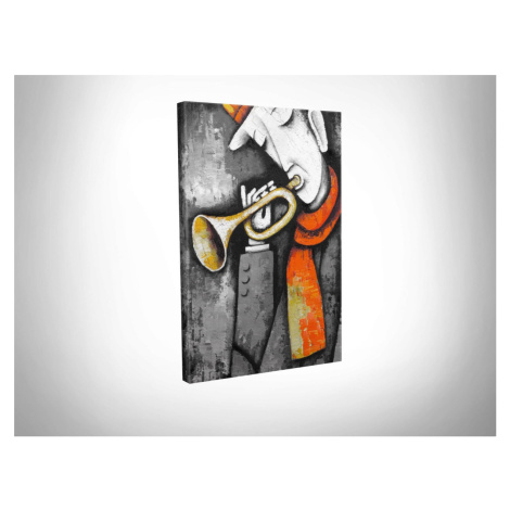 Obraz KAINOR 30x40 cm sivý/oranžový