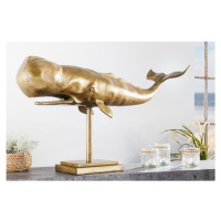Dekoračná socha velryba GIHAS 70 cm Dekorhome,Dekoračná socha velryba GIHAS 70 cm Dekorhome