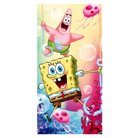 Bavlnená detská osuška 70x140 cm Sponge Bob - Jerry Fabrics