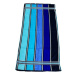 Osuška Rainbow - 70x140, modrá