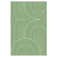 Kusový koberec Thumbs green - 120x170 cm Alfa Carpets