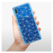 Odolné silikónové puzdro iSaprio - Abstract Triangles 03 - white - Huawei P Smart Z