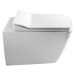 SAPHO - GLANC závesná WC misa, Rimless, 37x51,5cm, biela GC321