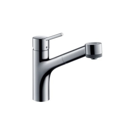 Drezová batéria Hansgrohe Talis s vyťahovacou spŕškou, 2 prúdy chróm 73869000