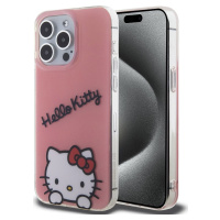 Hello Kitty IML Daydreaming Logo Kryt pre iPhone 15 Pro Max, Ružový