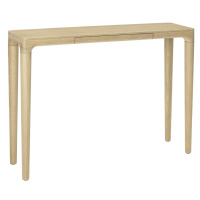 Konzolový stolík z dubového dreva v prírodnej farbe 12x110 cm Heart'n'Soul – UMAGE