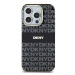 DKNY PC/TPU Repeat Texture Pattern W Stripe MagSafe Apple iPhone 15 DKHMP15SHRHSEK Black