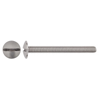 Korčeková skrutka s polguľatou hlavou PZ bielo pozinkovaná M4 x 16 mm, 12 ks